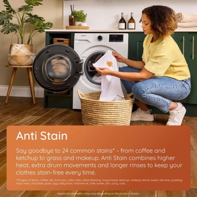 Hotpoint HEV841WUK 8kg 1400 Spin Washing Machine - White