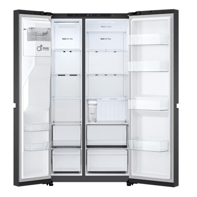 LG GSLC40EPPE 91.3cm 50/50 Frost Free American Fridge Freezer - Matte Black