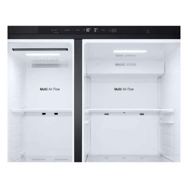 LG GSLC40EPPE 91.3cm 50/50 Frost Free American Fridge Freezer - Matte Black