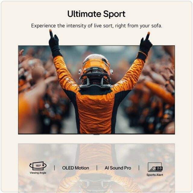 LG OLED65G66LS.AEK 65inch 4K OLED evo AI Stand version Smart TV