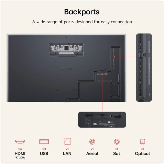 LG OLED77G64LW.AEK 77inch 4K OLED 4K Smart TV - Wall mount version