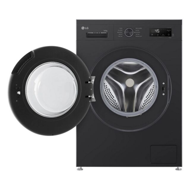 LG W4X1095NNK 9kg/5kg 1400 Spin Washer Dryer - Gloss Black