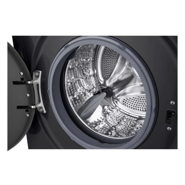 LG W4X1095NNK 9kg/5kg 1400 Spin Washer Dryer - Gloss Black