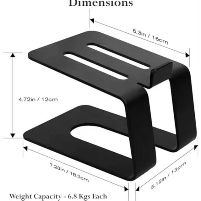 Mitchell Acoustics USTREAMSTAND(D) uStream Speaker Stands (Destkop) - Black