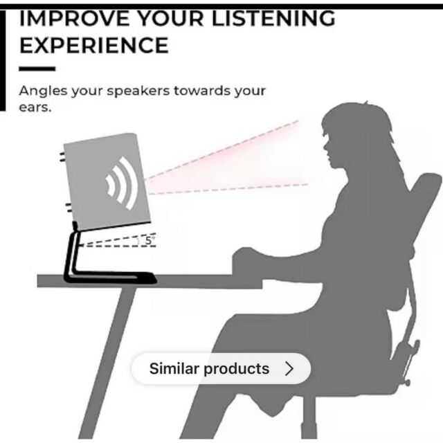 Mitchell Acoustics USTREAMSTAND(D) uStream Speaker Stands (Destkop) - Black