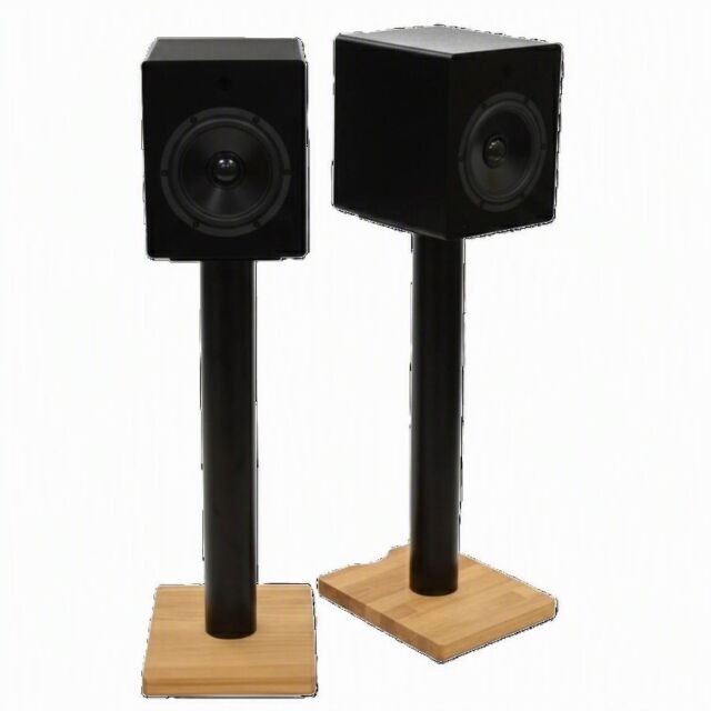 Mitchell Acoustics USTREAMSTAND(F) 7020200 uStream Speaker Floor Stands - Black