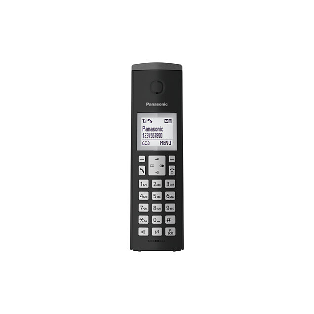 Panasonic KXTGK222EB Digital Cordless Answering System - 2 Handsets - Black