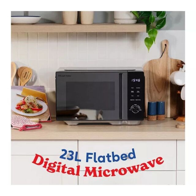 Russell Hobbs RHFM2365B 23L Flatbed Digital Microwave - Black