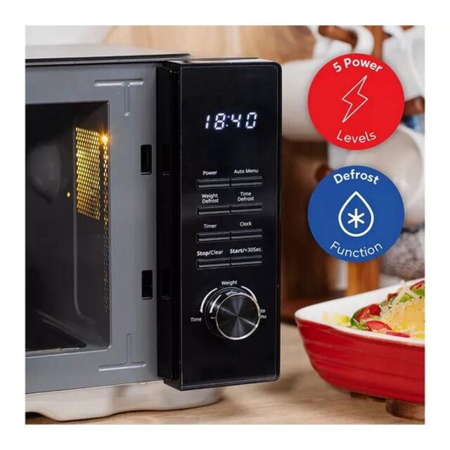 Russell Hobbs RHFM2365B 23L Flatbed Digital Microwave - Black