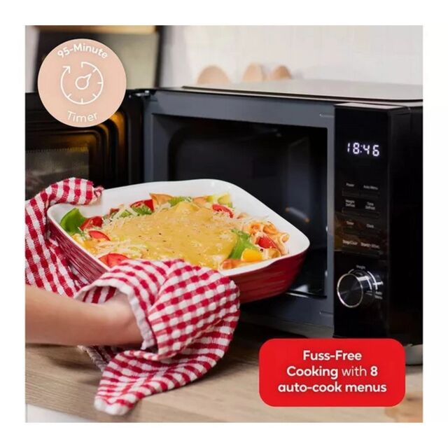 Russell Hobbs RHFM2365B 23L Flatbed Digital Microwave - Black
