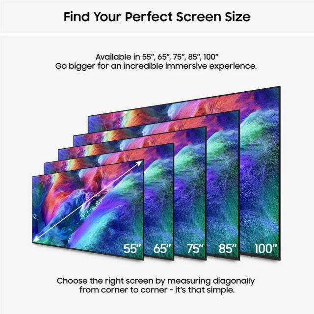 Samsung MRE100R85HUXXU 100inch 4K Micro RGB Vision AI Smart TV