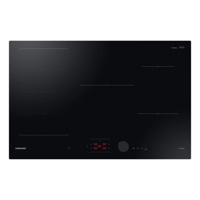 Samsung NZ85C6058FK/U1 Slim Fit 80Cm 5 Burner Induction Hob With Flex Zone Plus