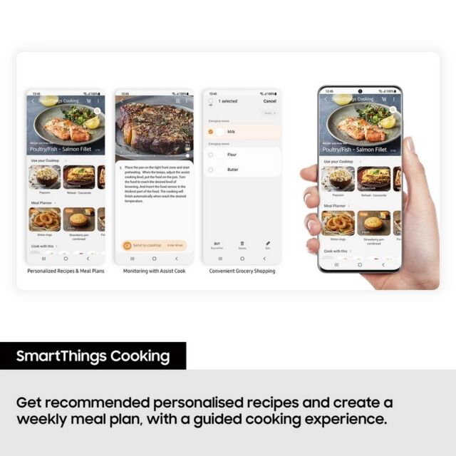 Samsung NZ85C6058FK/U1 Slim Fit 80Cm 5 Burner Induction Hob With Flex Zone Plus