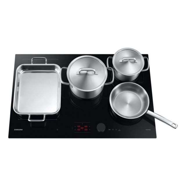 Samsung NZ85C6058FK/U1 Slim Fit 80Cm 5 Burner Induction Hob With Flex Zone Plus