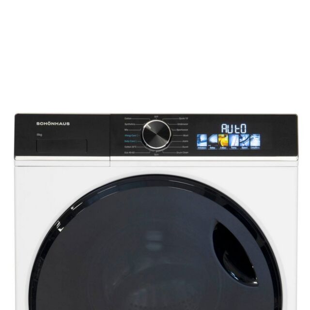 Schonhaus WMSF01814AW 8kg 1400 Spin Washing Machine - White