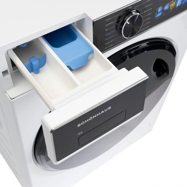 Schonhaus WMSF01814AW 8kg 1400 Spin Washing Machine - White