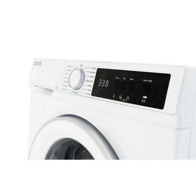Sensis WMF01814AW 8kg 1400 Spin Washing Machine