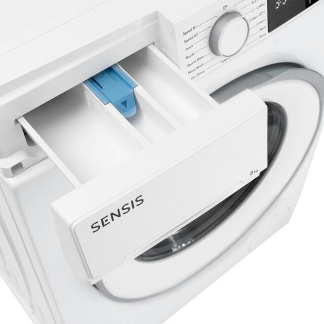 Sensis WMF01814AW 8kg 1400 Spin Washing Machine