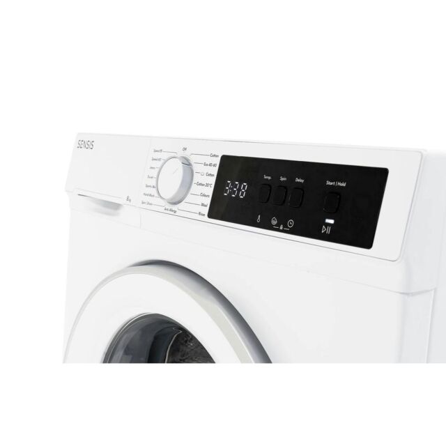 Sensis WMF01814AW 8kg 1400 Spin Washing Machine