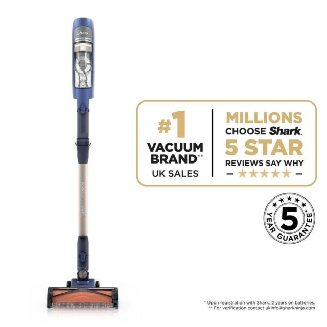 Shark IA1241UK Phoenix Power Detect Light Cordless Vaccum - Grey
