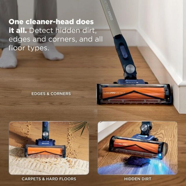 Shark IA1241UK Phoenix Power Detect Light Cordless Vaccum - Grey