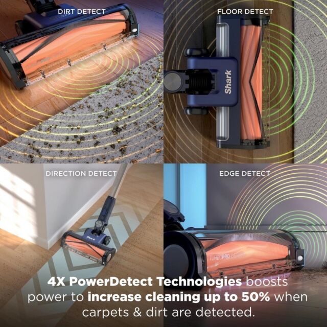 Shark IA1241UK Phoenix Power Detect Light Cordless Vaccum - Grey