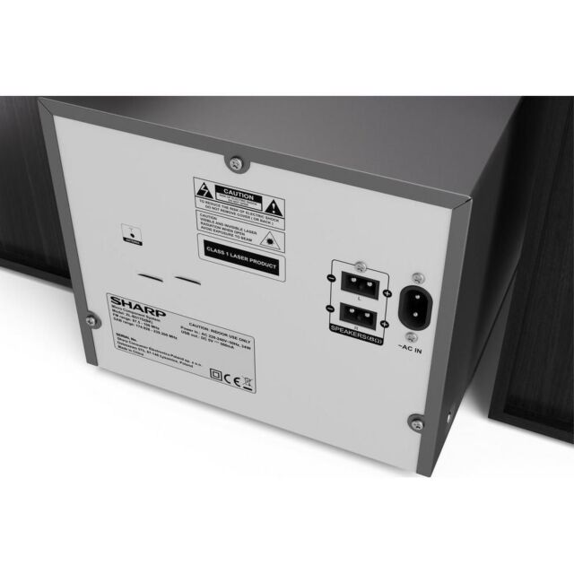 Sharp XL-B517D BK Wireless Hi-Fi Micro System - Black