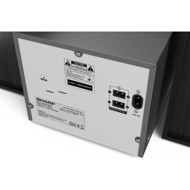 Sharp XL-B517D BK Wireless Hi-Fi Micro System - Black