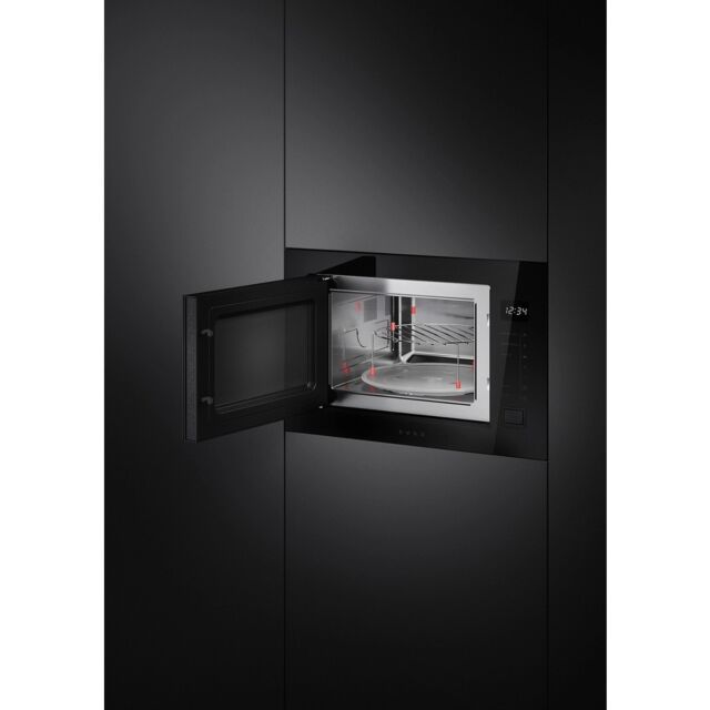 Smeg FMI225BI 25 Litres Built In Microwave - Black