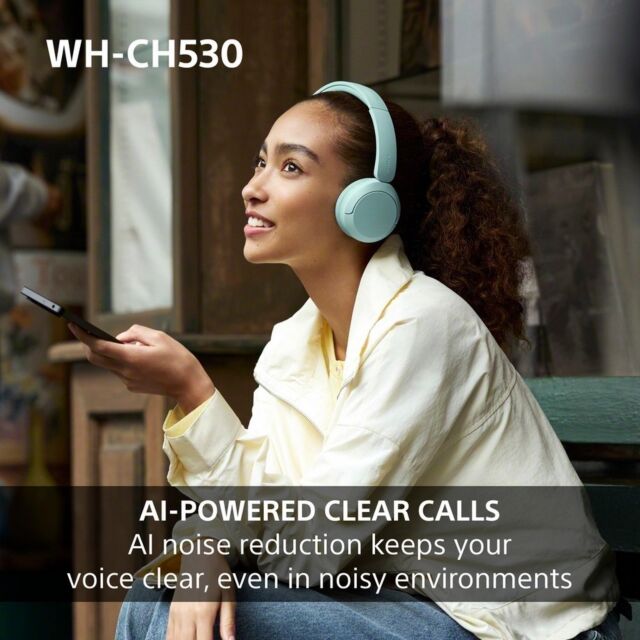 Sony WHCH530P.CE7 Wireless Over Ear Headphones - Pink