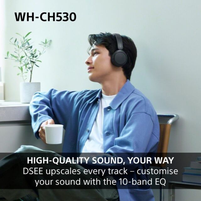 Sony WHCH530P.CE7 Wireless Over Ear Headphones - Pink