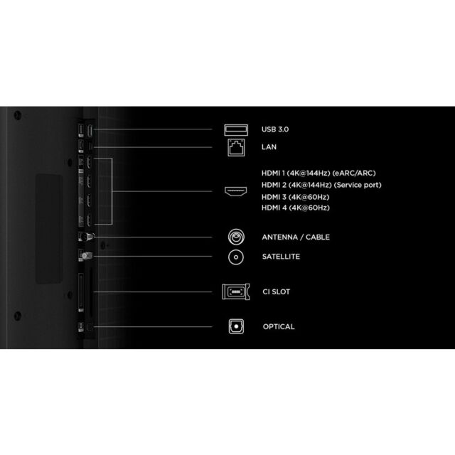 TCL 65RM7L-UK 65inch 4K Ultra HD RGB MINI LED Google TV