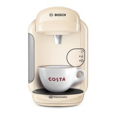 Bosch TAS1407GB Tassimo Vivy 2 Coffee Machine - Cream