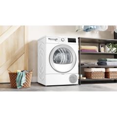 Bosch WTH85224GB 8Kg Heat Pump Tumble Dryer - White