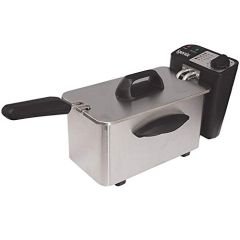 Igenix IG8015 1.5 Litre Mini Fryer Brushed Stainless Steel