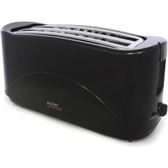 Lloytron E2112BK 4 Slice Long Slot Toaster