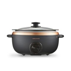 Morphy Richards 461016 Sear and Stew Slow Cooker 6.5L - Rose Gold