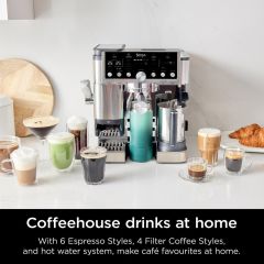 Ninja ES701UK Luxe Caf? Pro Series Espresso Machine - Black/Stainless Steel