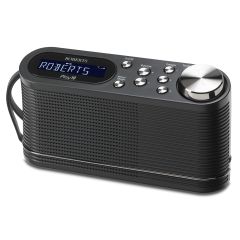 Roberts Radio PLAY10BK Black DAB/DAB+/FM RDS Digital Portable Radio
