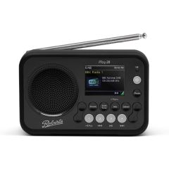 Roberts PLAY20 DAB+ Radio with Bluetooth - Black