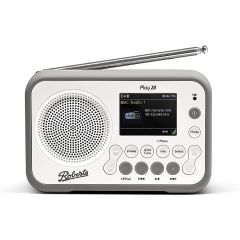 Roberts Radio PLAY30WB White DAB/DAB+/FM RDS Digital Portable Radio with Bluetooth