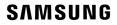 Samsung logo.