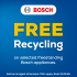 Bosch Free Recycling Offer Label
