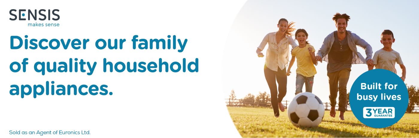 Sensis - quality family home appliances with a 3 year warranty