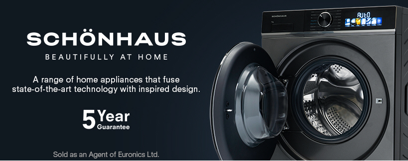 Total peace of mind with the standard 5 year warranty on our exclusive Schonhaus range of home appliances at Colin M Smith