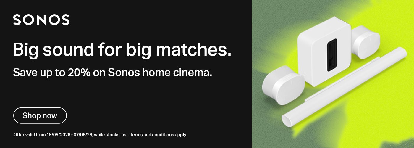 Get Big Sound for Big Matches with up to 20% off SONOS this World Cup!