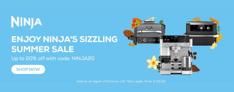 Get 20% off selected Ninja products using code NINJA20 at checkout!